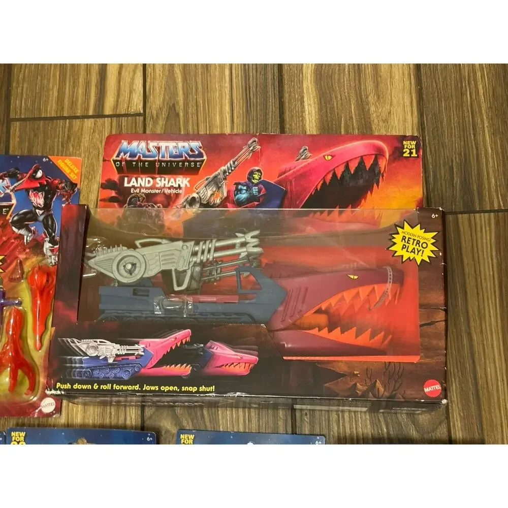 NEW Mattel MOTU Retro Lot Of 9 & Land Shark Mosquitor Horde Trooper Anti Eternia